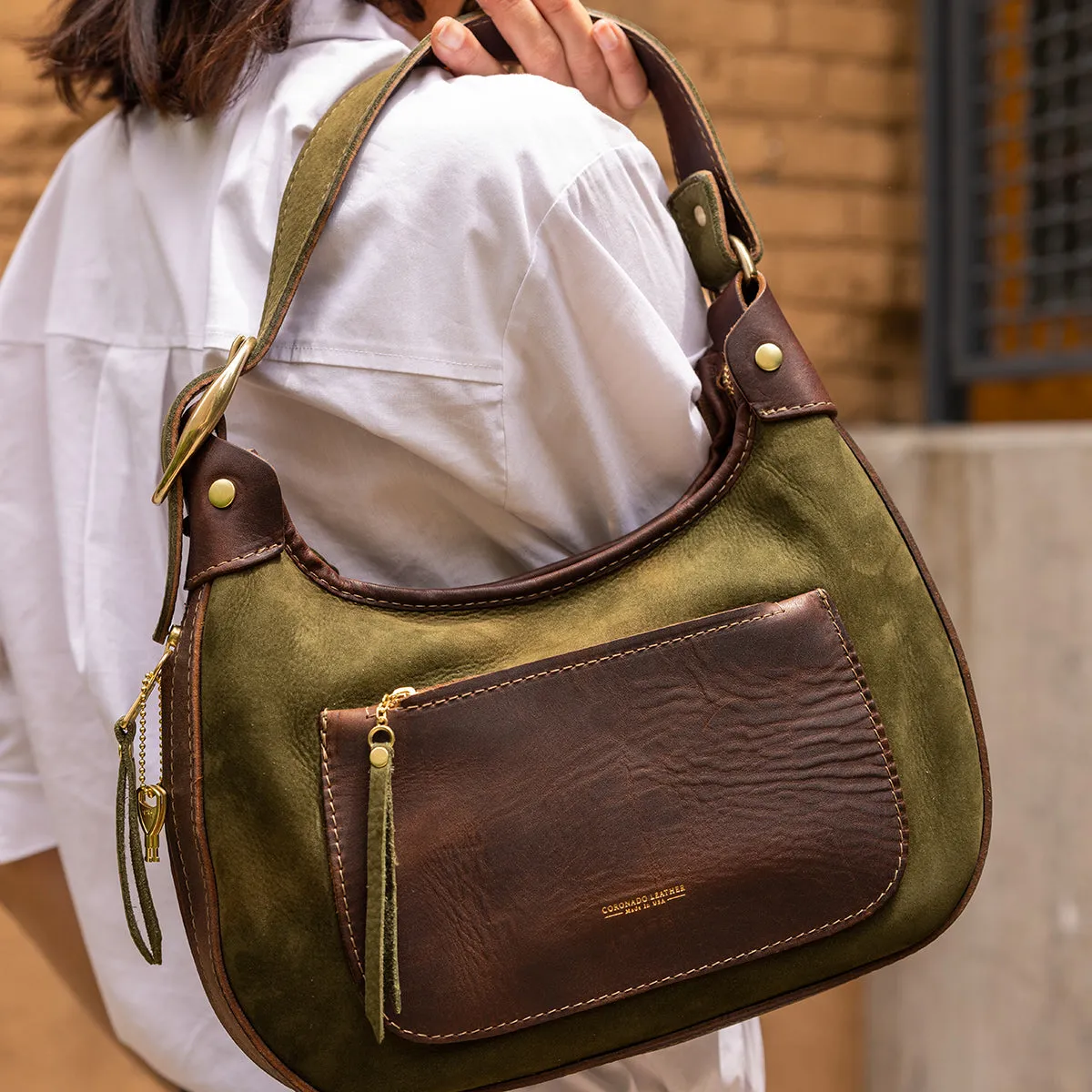 Jackie Hobo No.2 | Italian Forest Nubuck