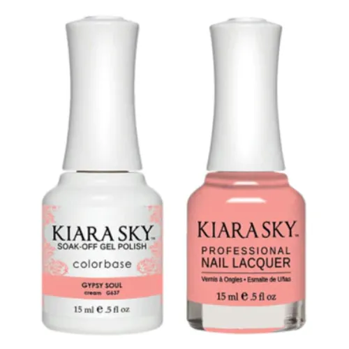 Kiara Sky Classic Gel & Polish Duo - 637 Gypsy Soul