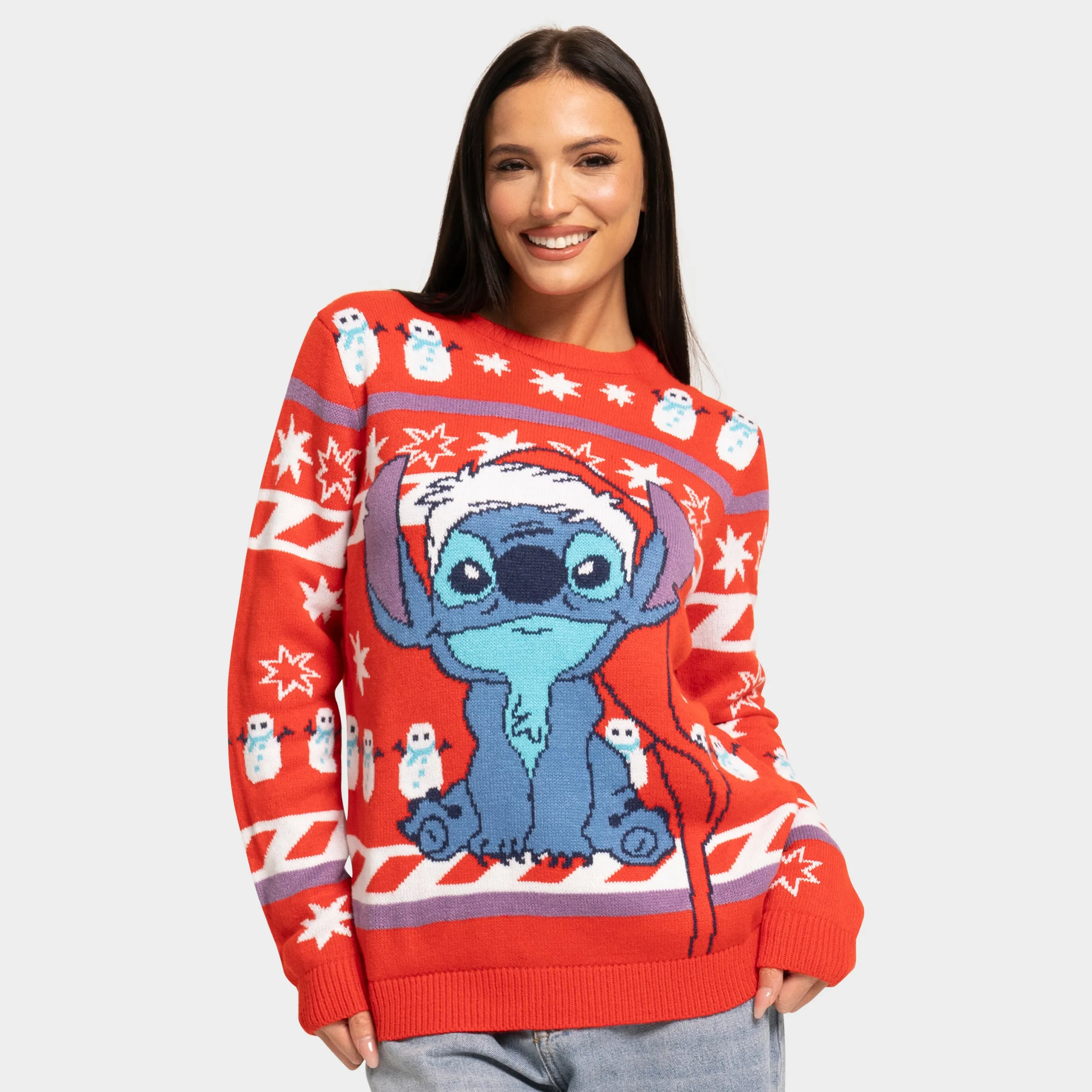 Lilo And Stitch Womens Christmas Jumper