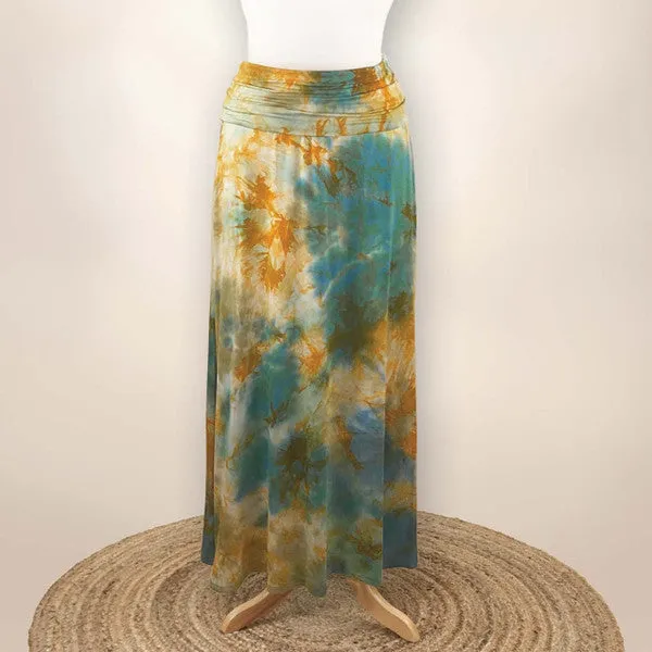 Lisa Maxi Tie Dye Skirt - Saguaro