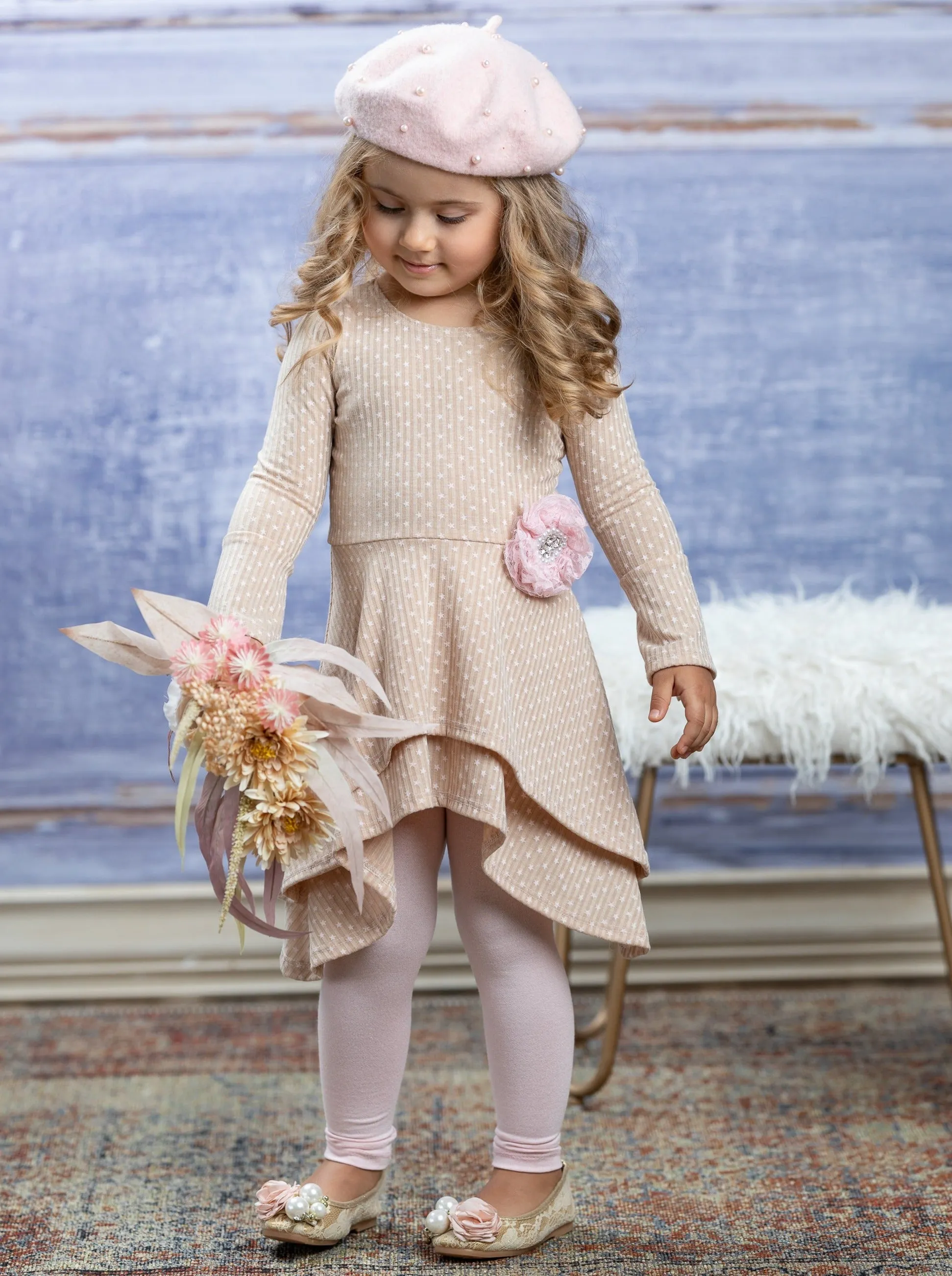 Little Star Sidetail Tunic and Legging Set