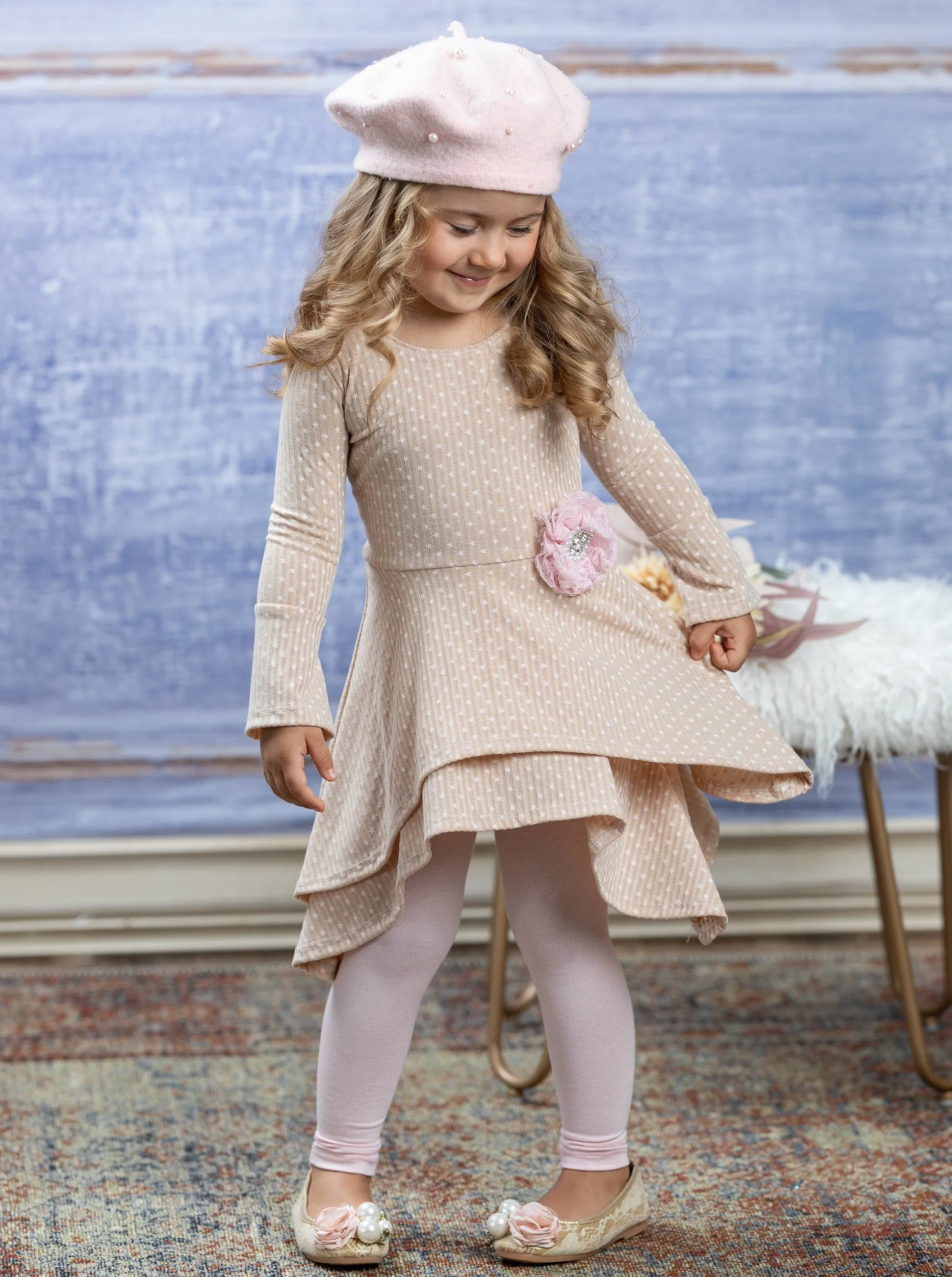 Little Star Sidetail Tunic and Legging Set