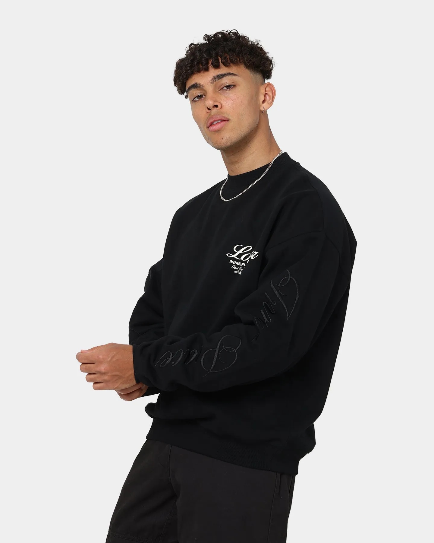 Loiter Aura Premium Crewneck Black