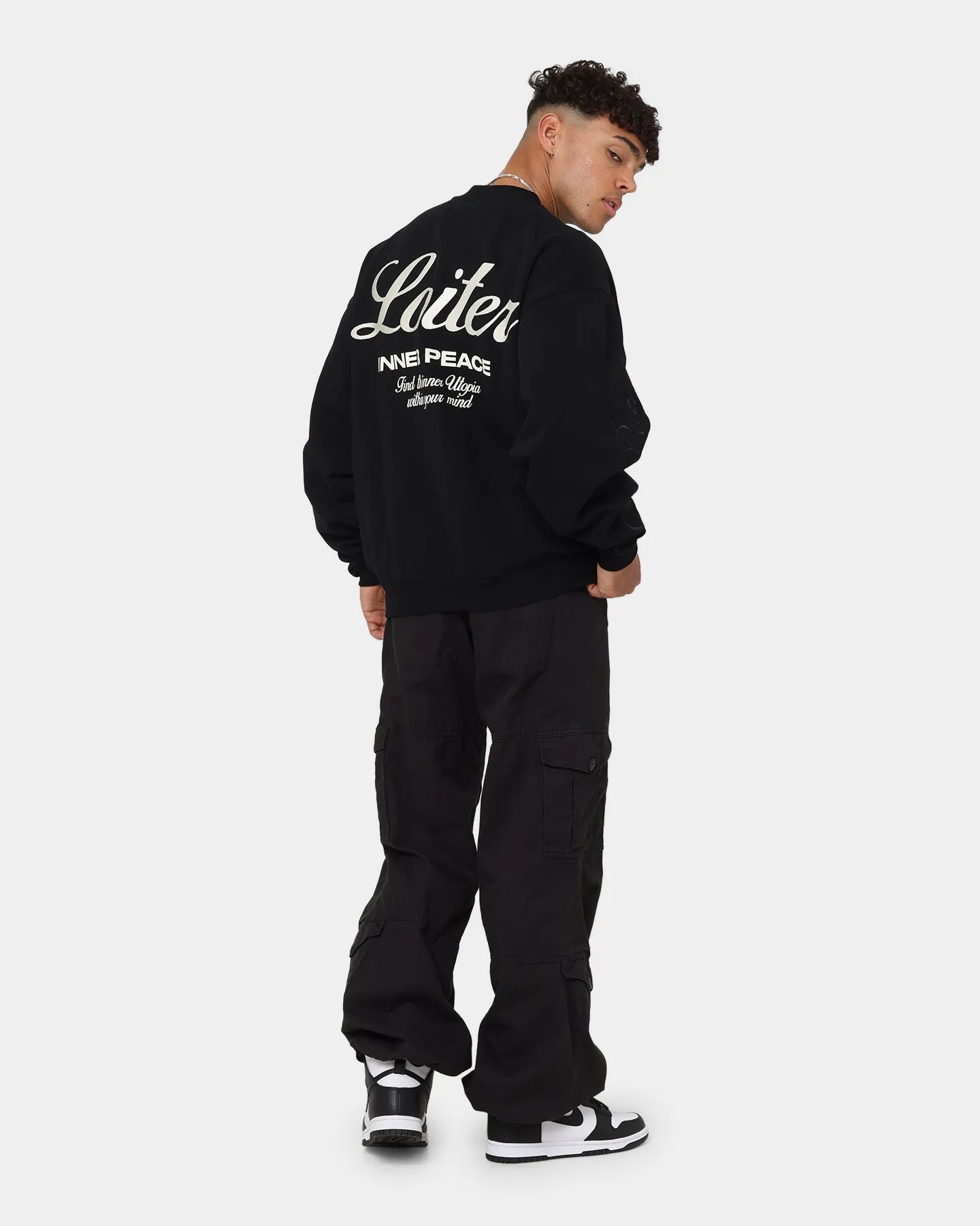 Loiter Aura Premium Crewneck Black