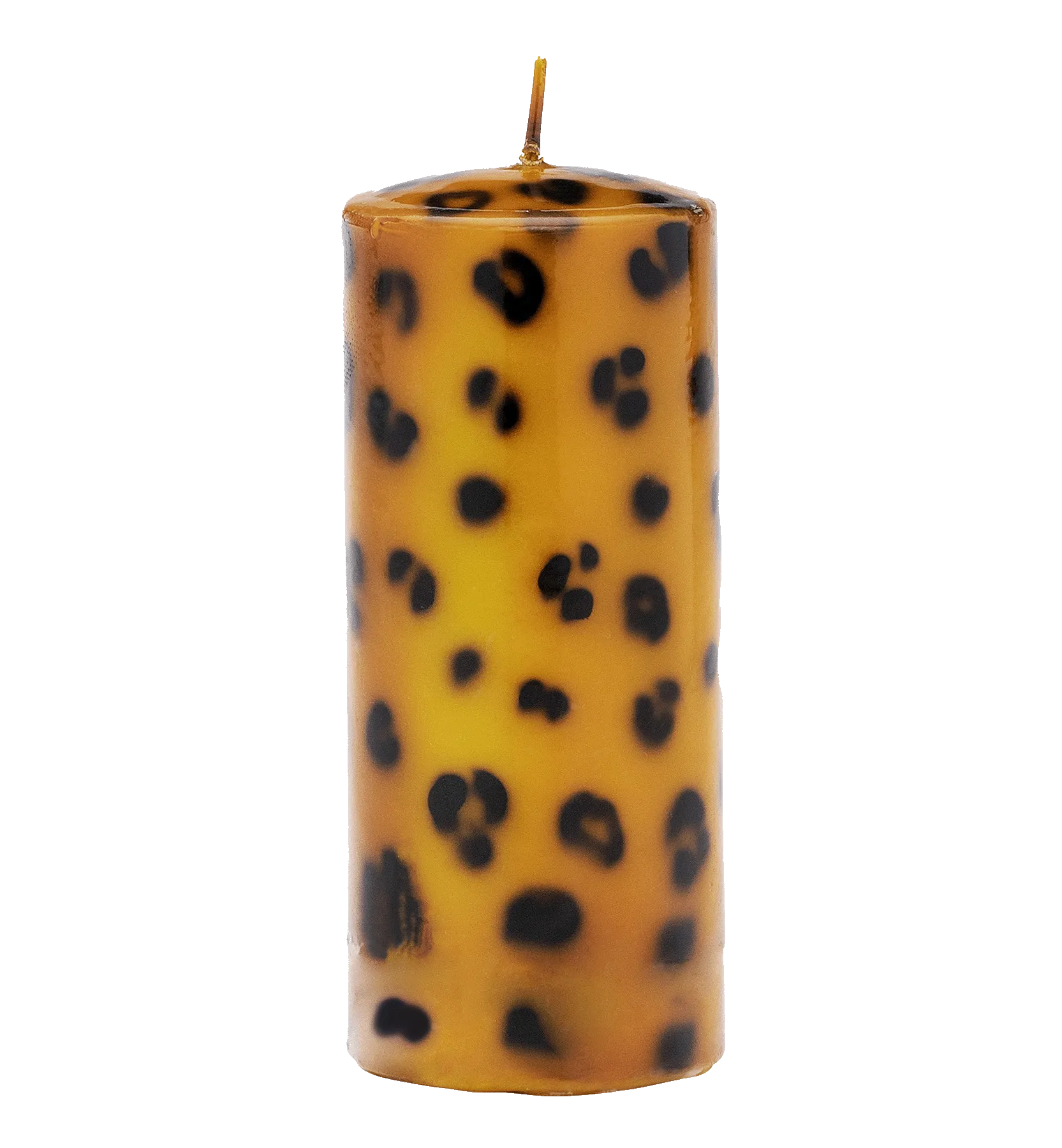 Long Leopard Print Blunt Candle