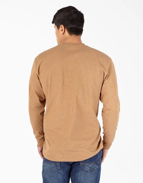 Long-Sleeved Shirt - Dickies Long Sleeve Heather Heavyweight Henley Shirt WL451H