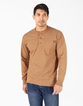 Long-Sleeved Shirt - Dickies Long Sleeve Heather Heavyweight Henley Shirt WL451H