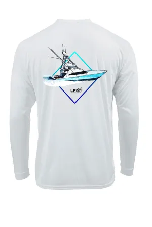 LPG Apparel Co®  Diamond Sportfish LS Performance UPF 50  T-Shirt