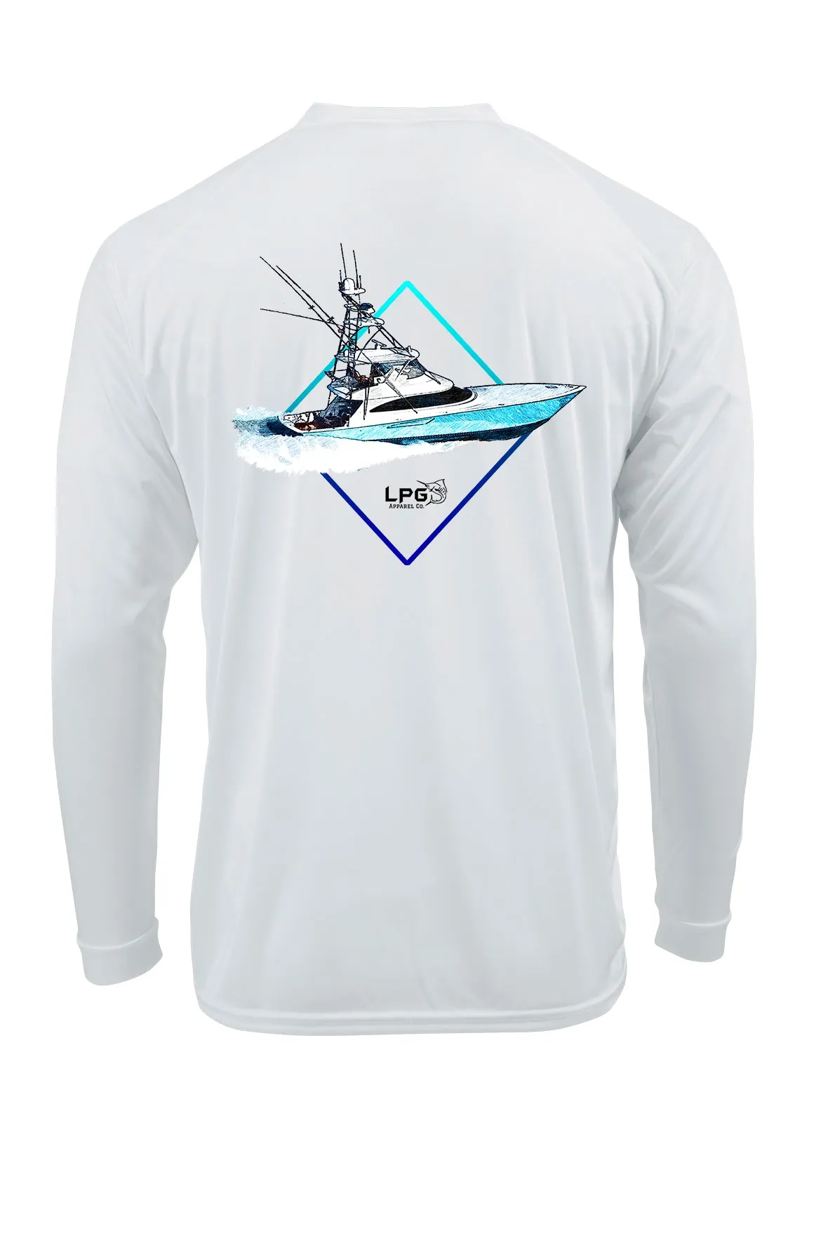 LPG Apparel Co®  Diamond Sportfish LS Performance UPF 50  T-Shirt