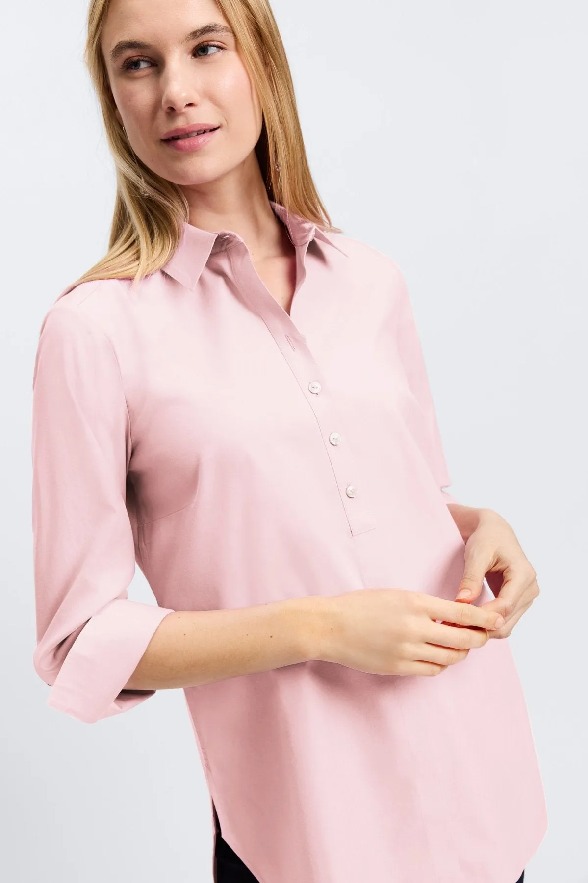 Madison Essential Pinpoint No Iron Tunic