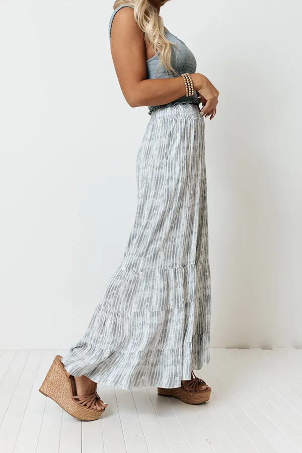 Malibu Drive Stripe Pants In Grey