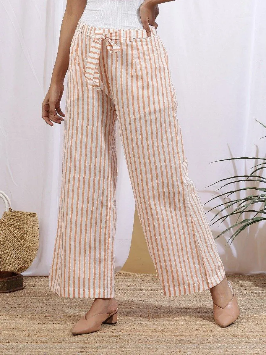 Mangue Cotton Stripe Pants