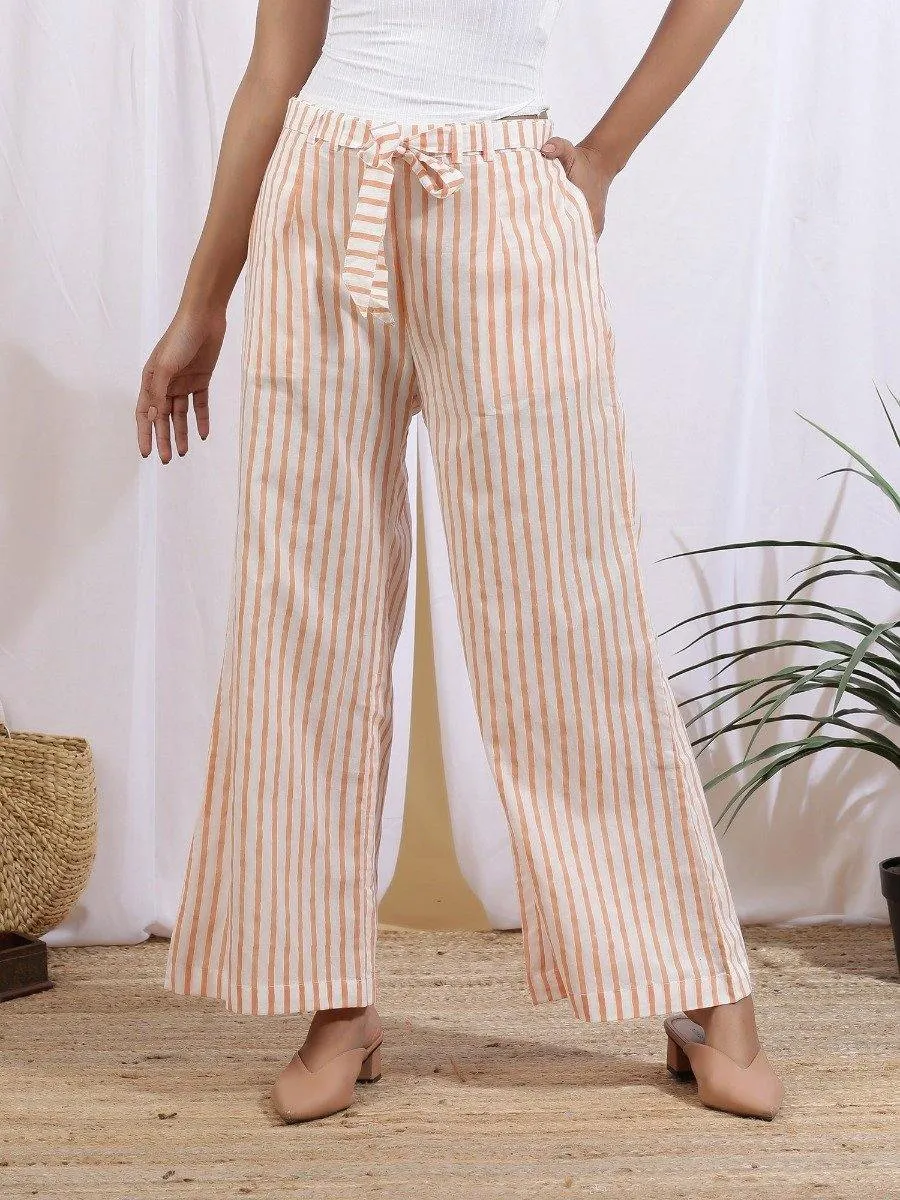 Mangue Cotton Stripe Pants