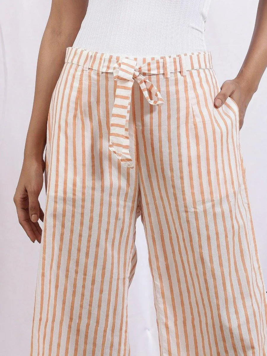 Mangue Cotton Stripe Pants