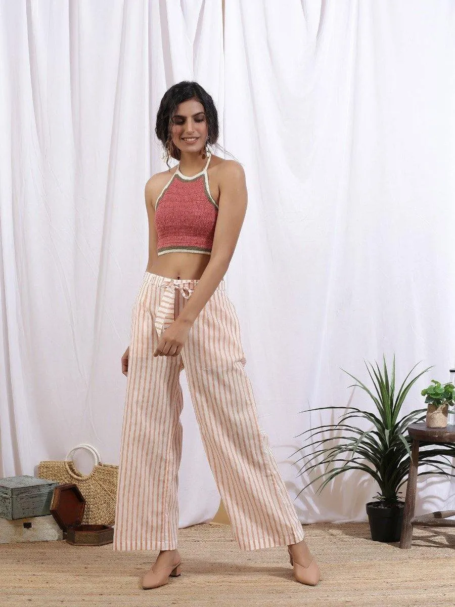 Mangue Cotton Stripe Pants