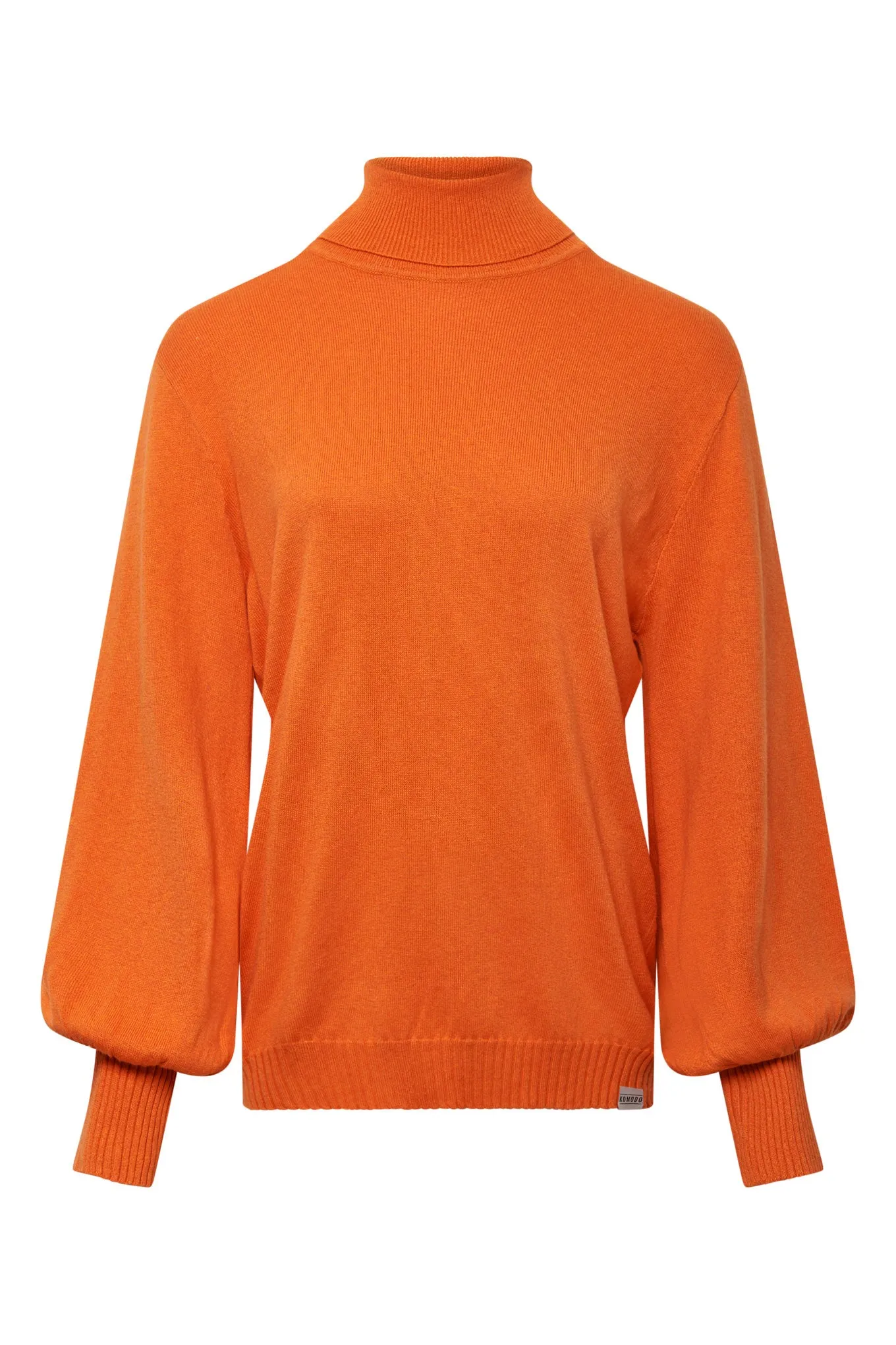 Maxine Organic Cotton Jumper Burnt Orange