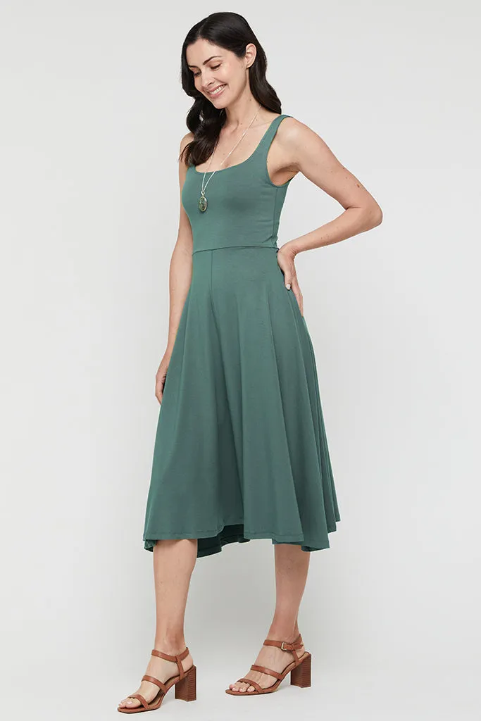 Melanie Dress - Silver Pine