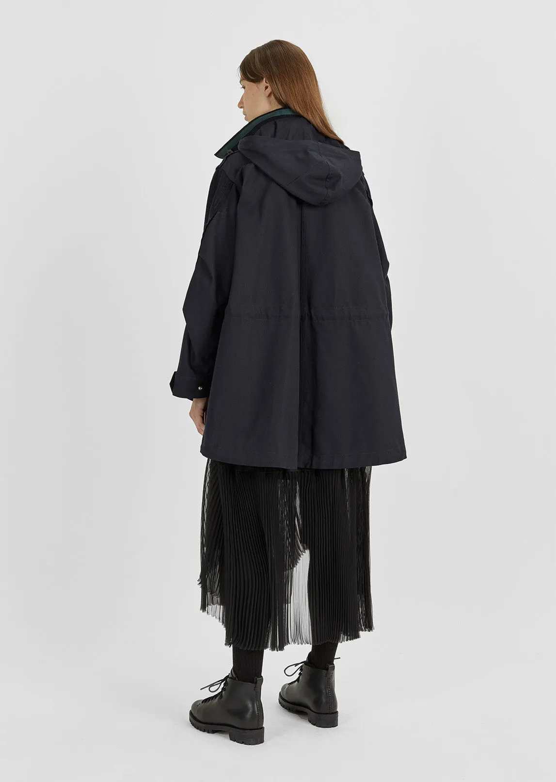 Melton Wool Belted Coat