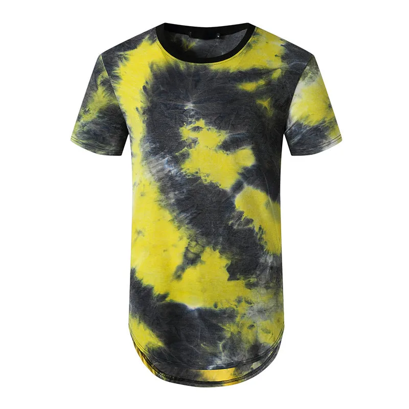 Men Crewneck Tie-Dye Short Sleeves T-Shirt