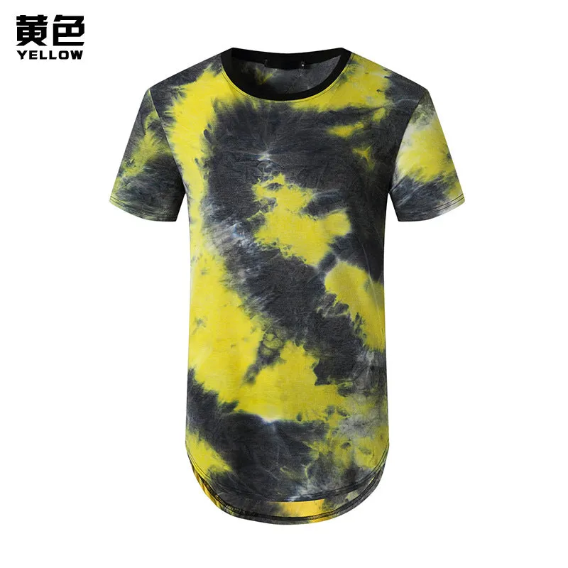 Men Crewneck Tie-Dye Short Sleeves T-Shirt