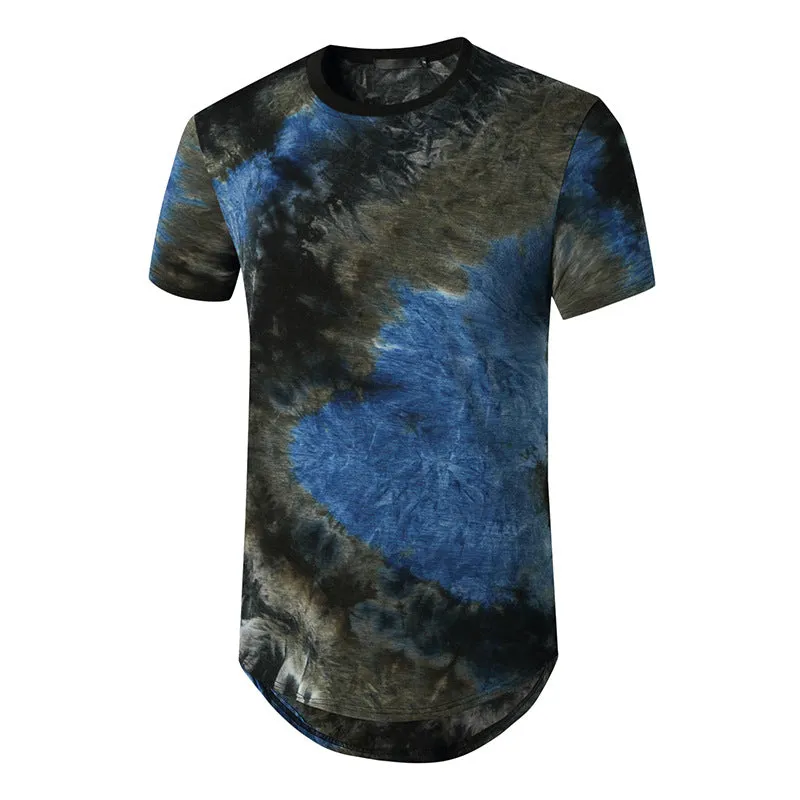 Men Crewneck Tie-Dye Short Sleeves T-Shirt