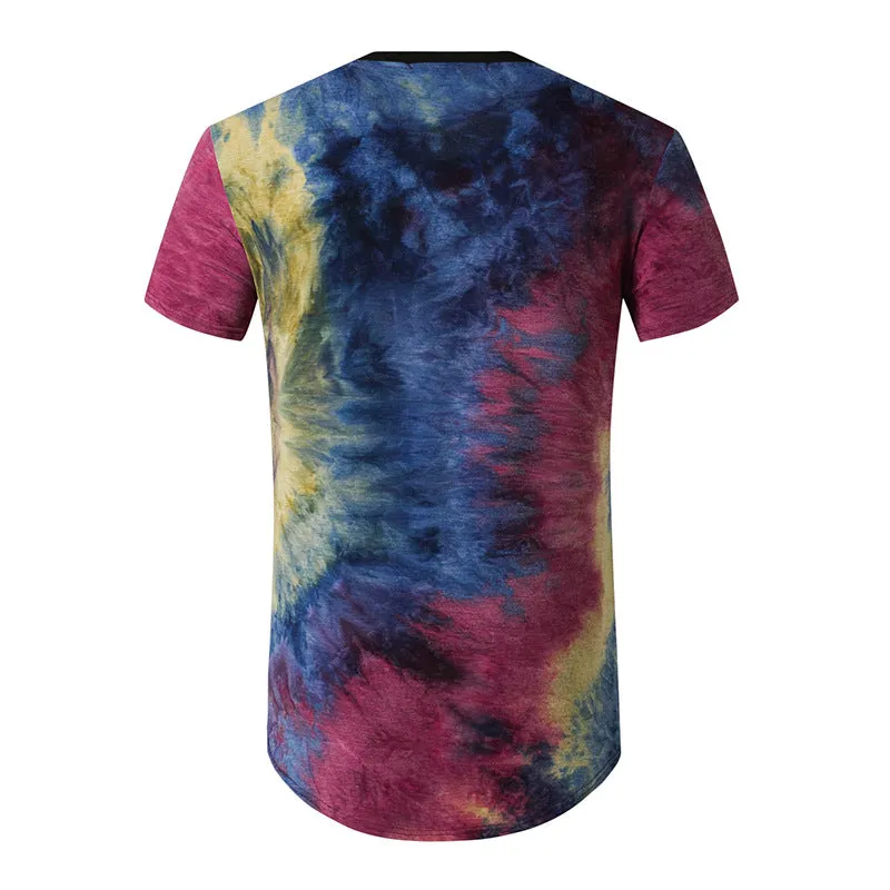 Men Crewneck Tie-Dye Short Sleeves T-Shirt