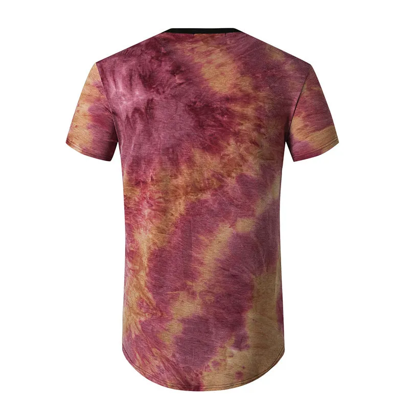 Men Crewneck Tie-Dye Short Sleeves T-Shirt