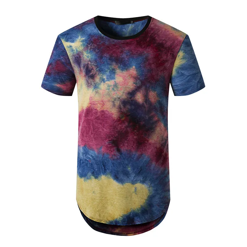 Men Crewneck Tie-Dye Short Sleeves T-Shirt