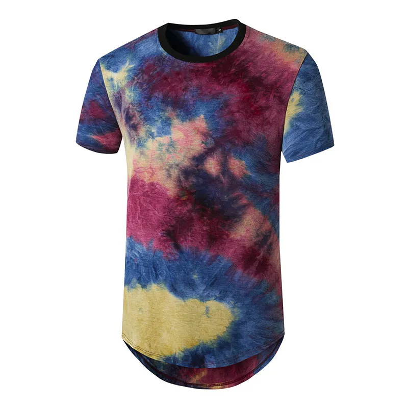 Men Crewneck Tie-Dye Short Sleeves T-Shirt