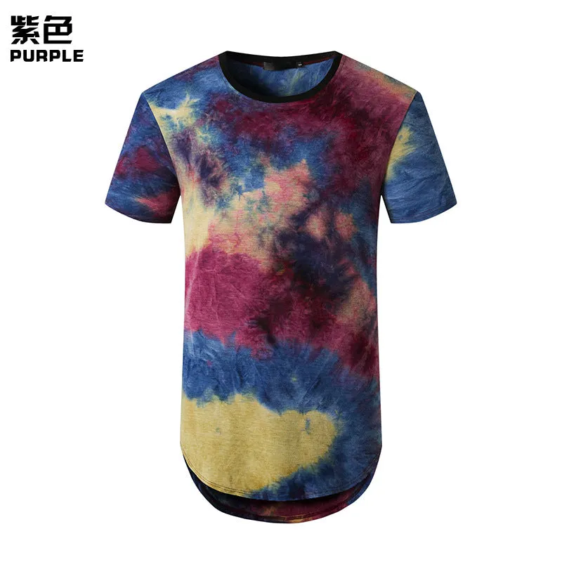 Men Crewneck Tie-Dye Short Sleeves T-Shirt