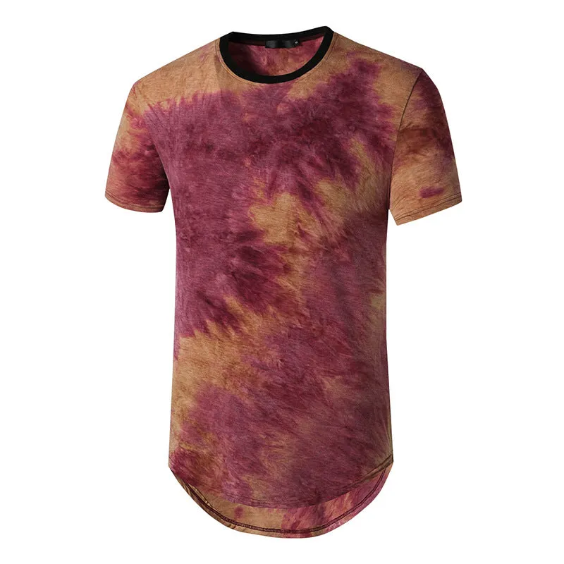 Men Crewneck Tie-Dye Short Sleeves T-Shirt