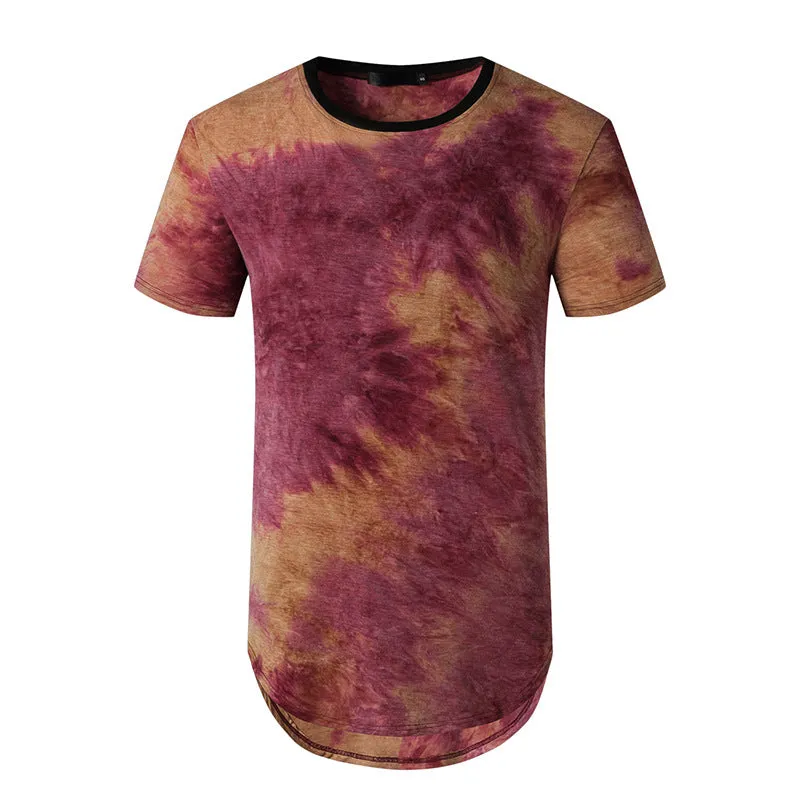 Men Crewneck Tie-Dye Short Sleeves T-Shirt