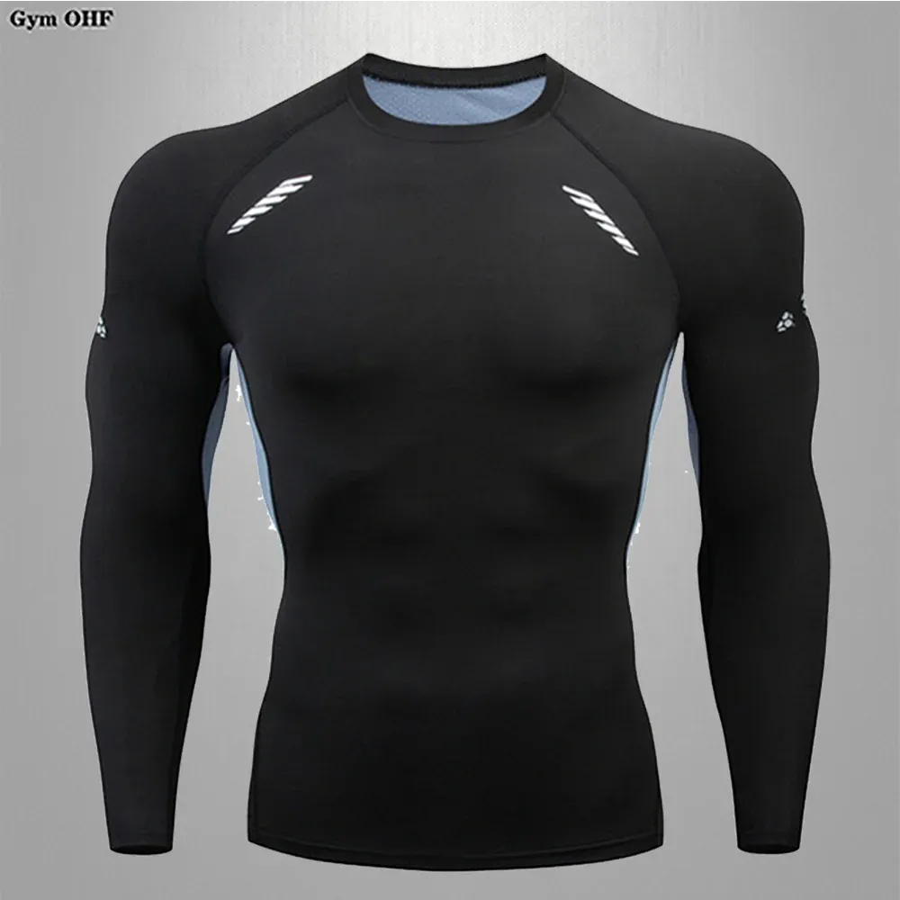 Men's Compression Long Sleeve Running T-Shirt