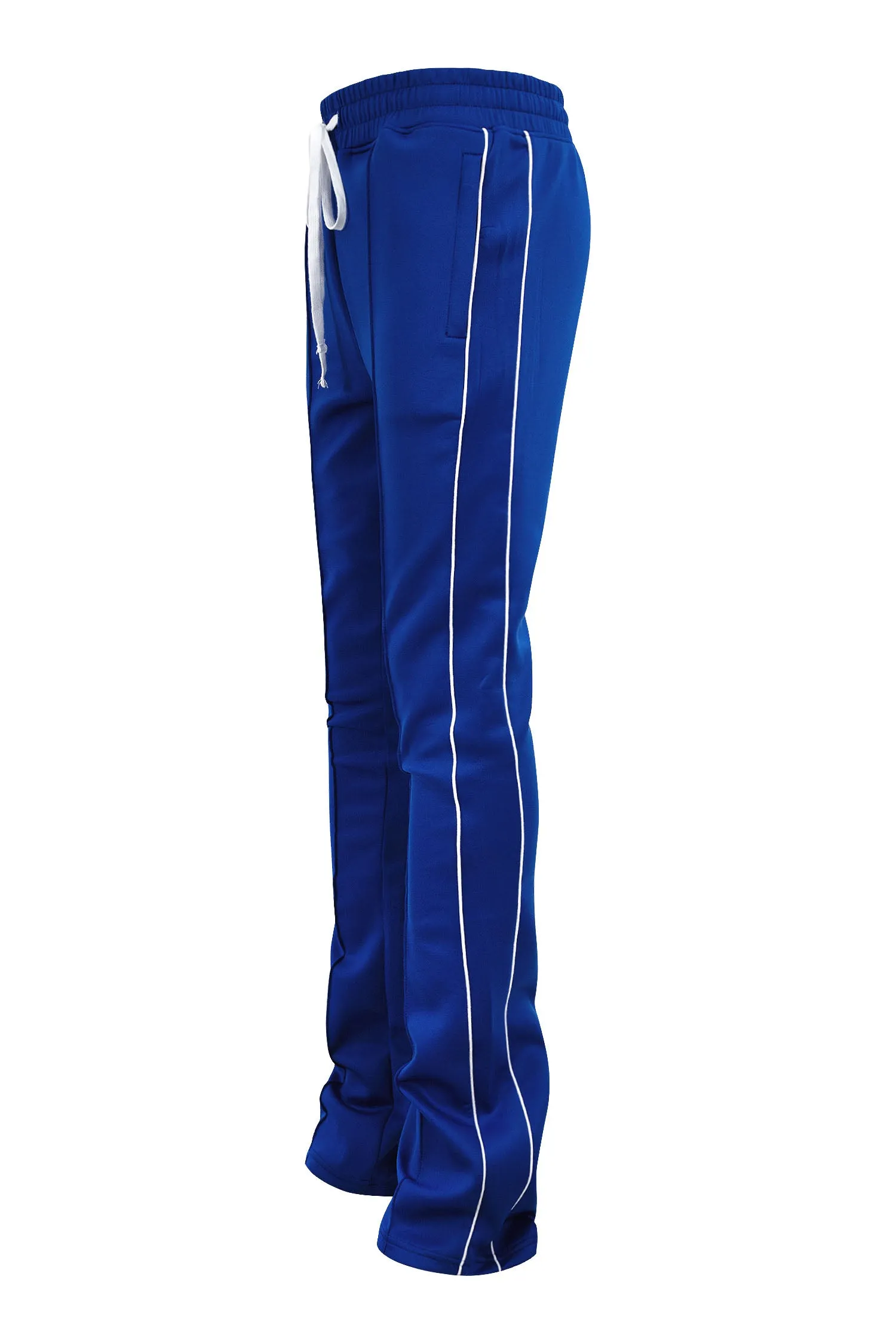 Men's Essential Solid Stacked Fit Flared Track Pants