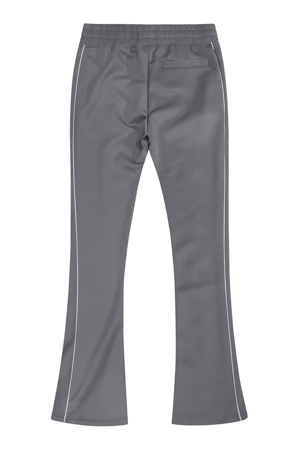 Men's Essential Solid Stacked Fit Flared Track Pants