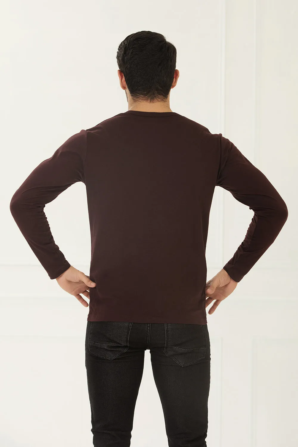 Men's fashion  henley crewCrew