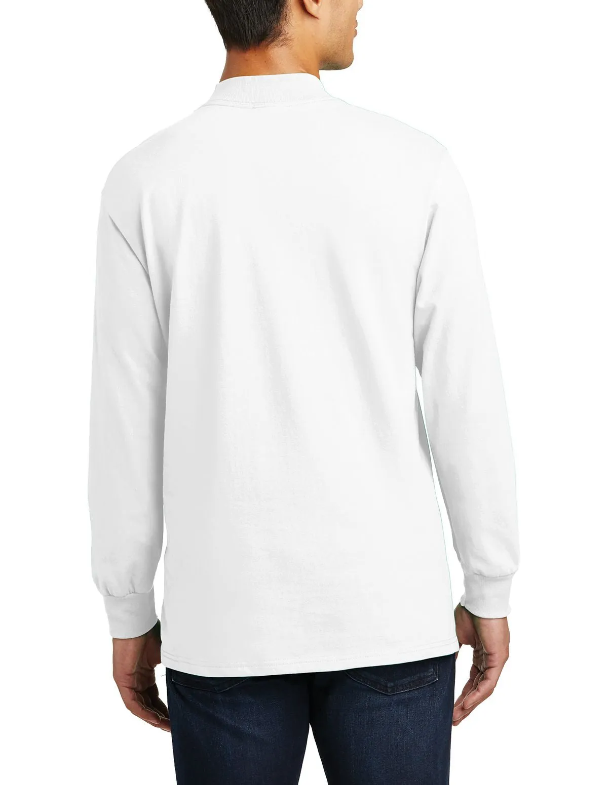 Men's Long Sleeve Mock Turtleneck Sweater