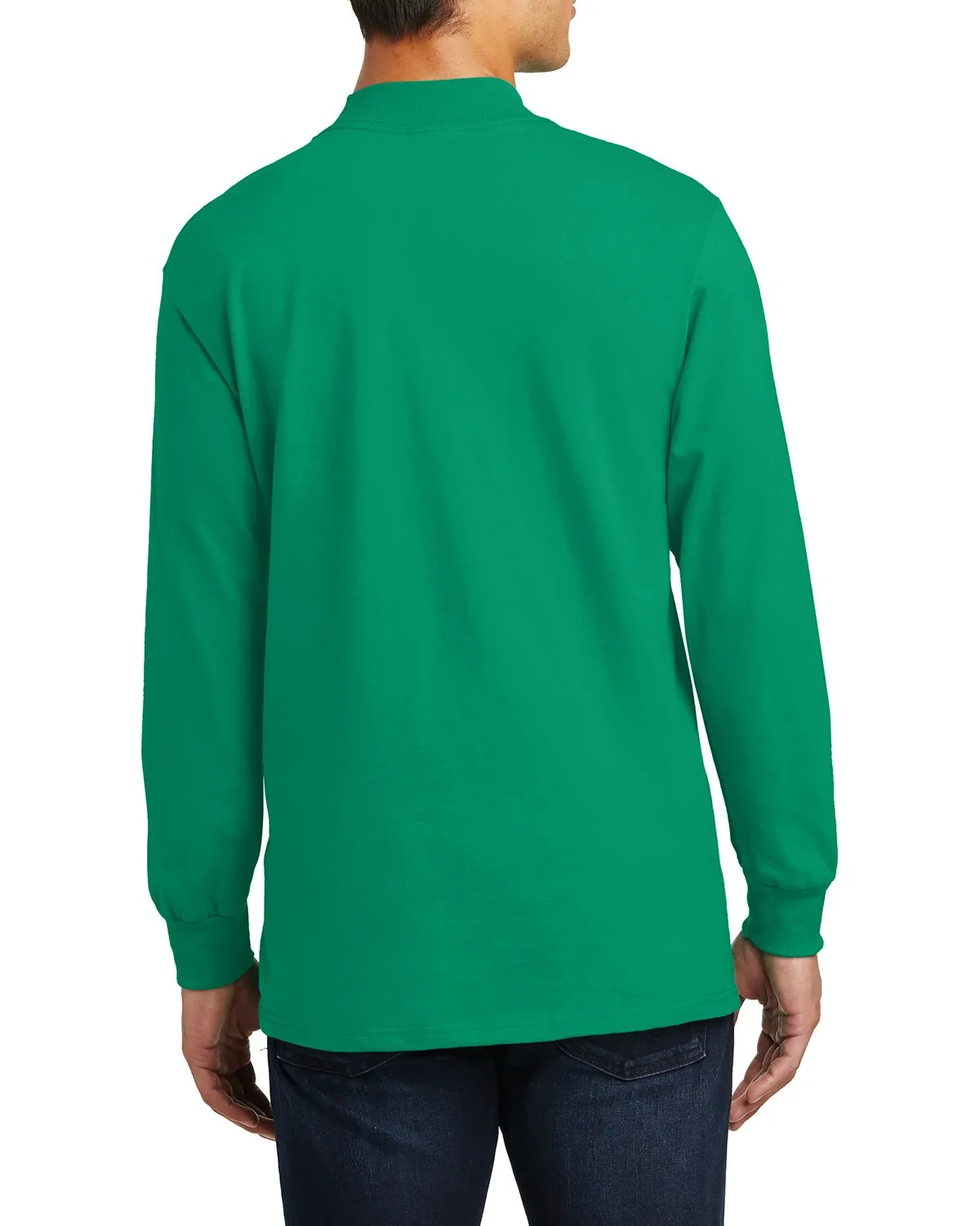 Men's Long Sleeve Mock Turtleneck Sweater