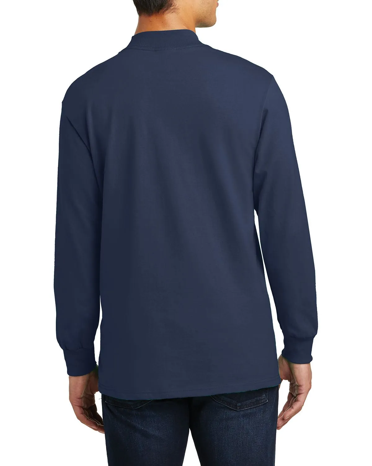 Men's Long Sleeve Mock Turtleneck Sweater