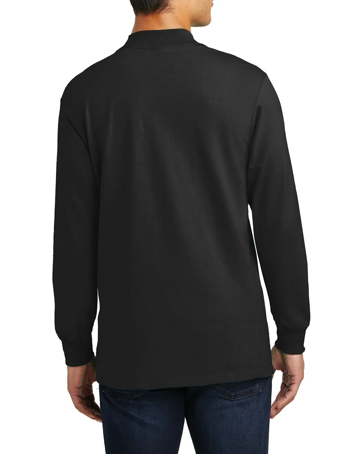 Men's Long Sleeve Mock Turtleneck Sweater