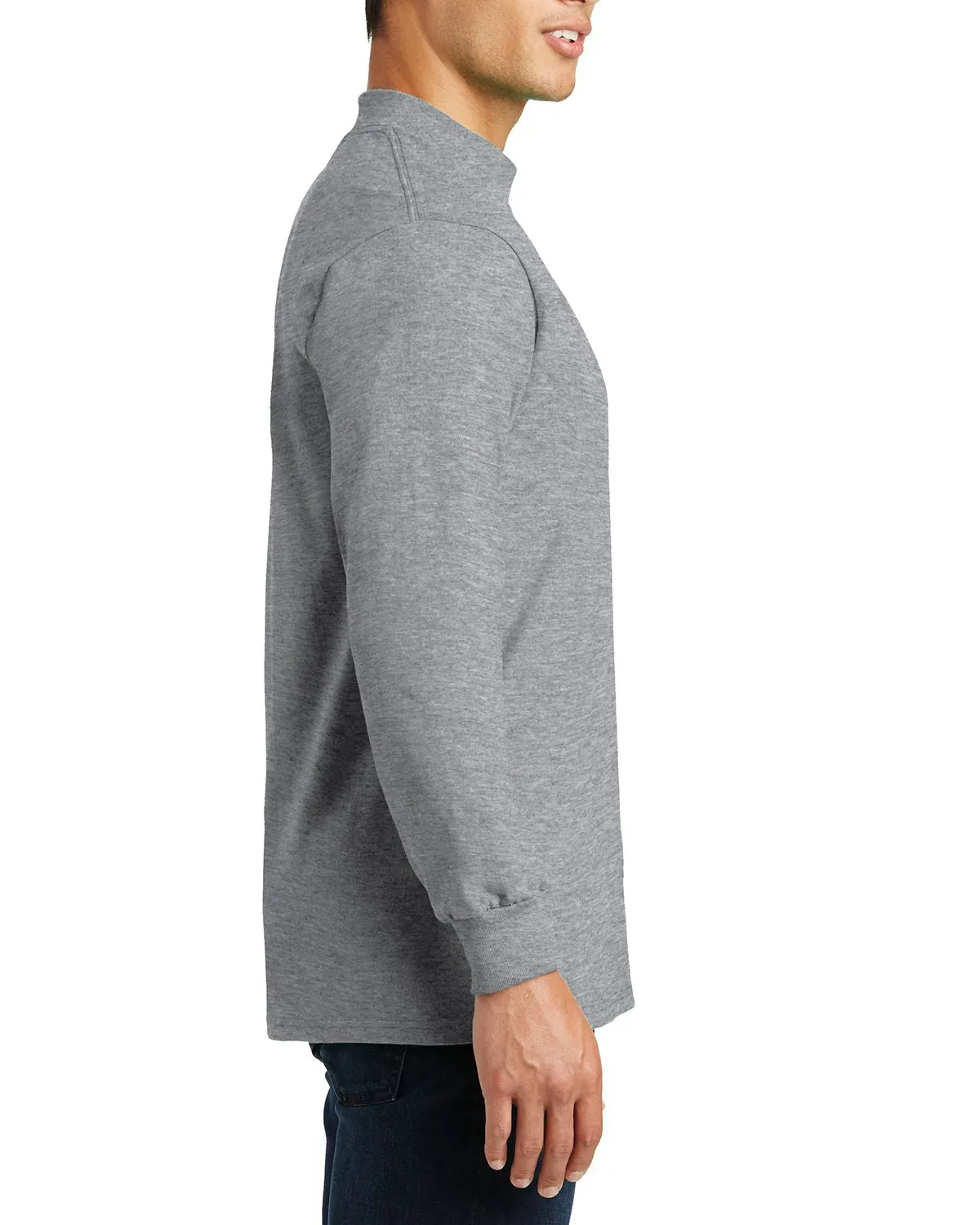 Men's Long Sleeve Mock Turtleneck Sweater