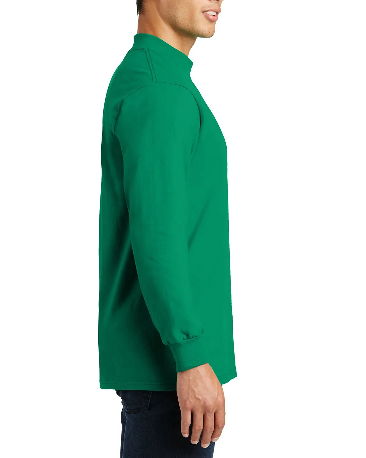 Men's Long Sleeve Mock Turtleneck Sweater