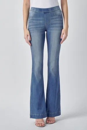 Mid Rise Flare Cello Jeans