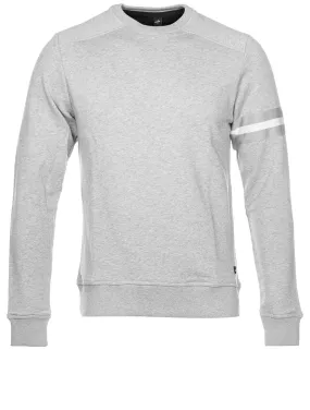 Moore Crew Neck Sweater Light Grey Melange