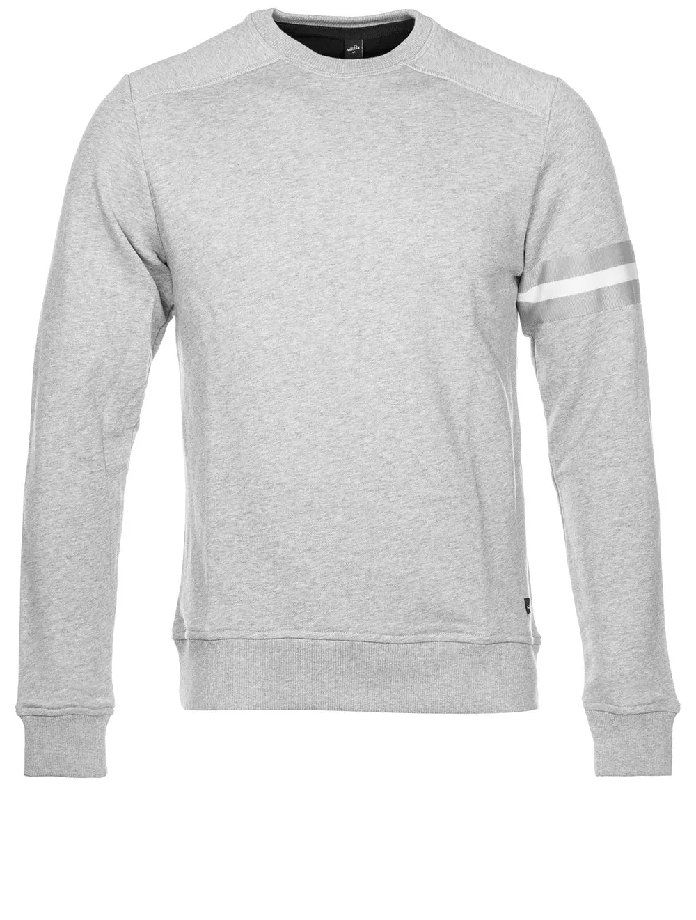 Moore Crew Neck Sweater Light Grey Melange