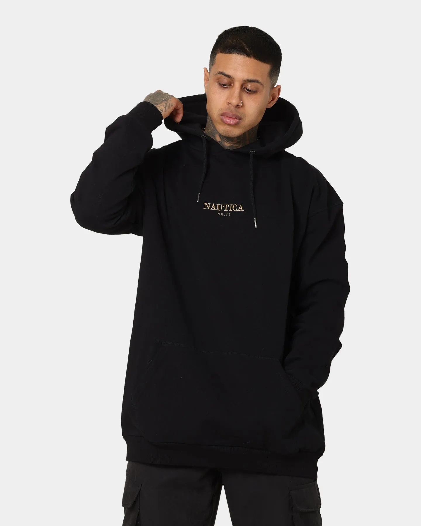 Nautica Pacific Hoodie Black/Gold