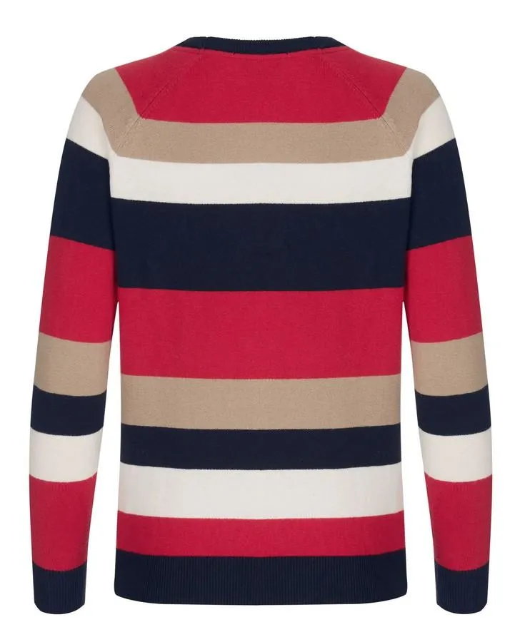 Navy Multi Stripe Sweater