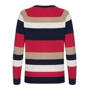 Navy Multi Stripe Sweater