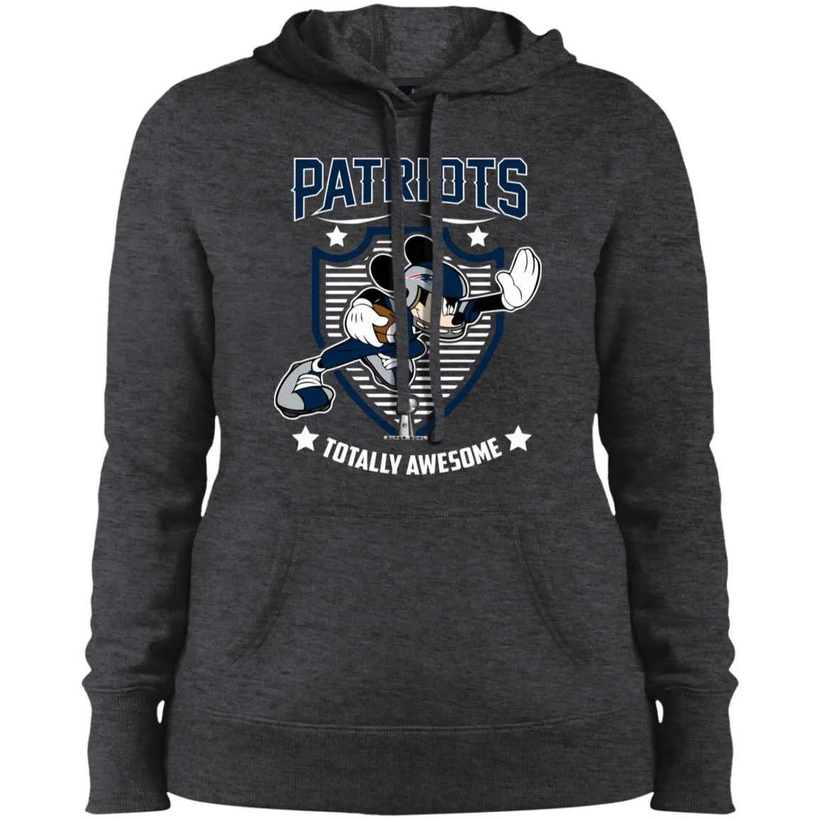 Nfl – New England Patriots Totally Awesome Mickey Mouse Super Bowl 2019 Football Women Hooded Sweatshirt