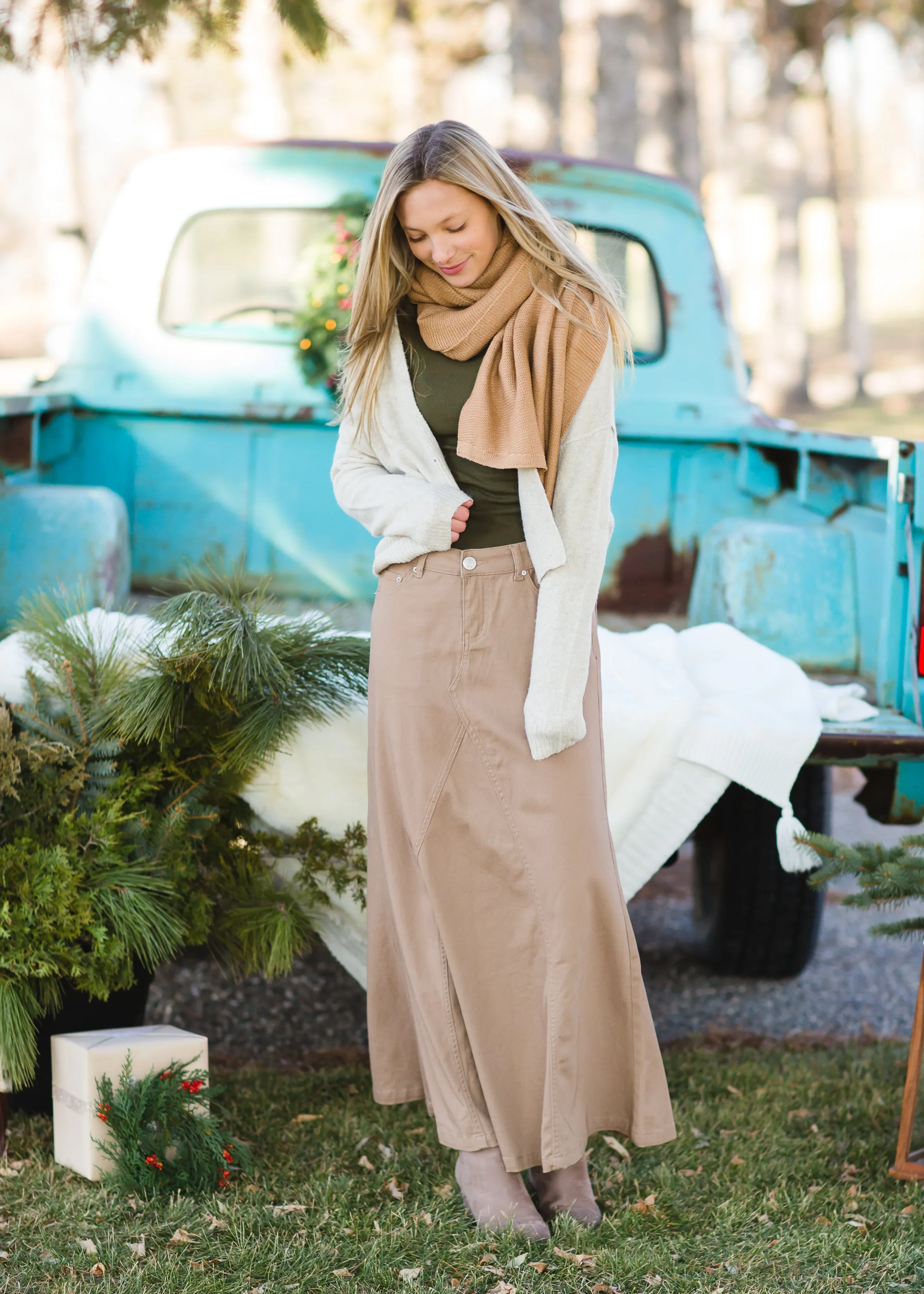 Olive Long Sleeve Turtleneck Sweater